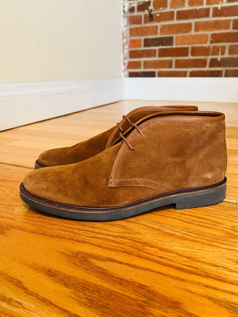 Peter Millar Brown Suede Chukka Boots Shoe - Men’s Size 10.5 US - Picture 1 of 15
